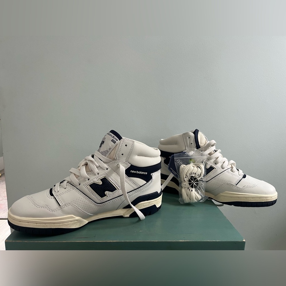 NIB New Balance 650R x Aime Leon Dore Sneakers BB650RD1 Men’s 7.5 rare find - Picture 9 of 11